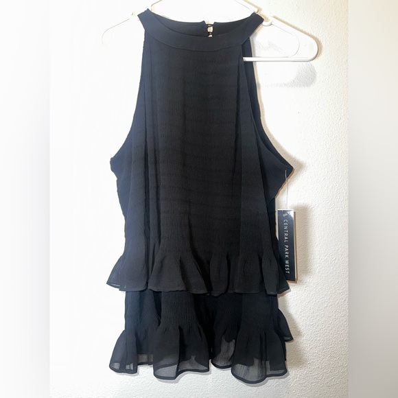 REVOLVE Central Park West Jane Halter Top in Black Size Small NWT - Picture 2 of 8